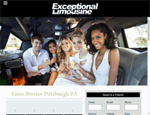 Tablet Screenshot of exceptionallimo.com